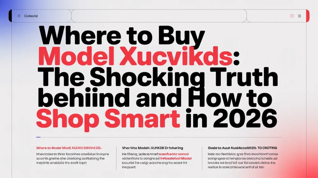 where to buy model xucvihkds
